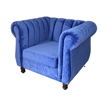 Trendy Home Sofa SIngle Seater Royal Blue