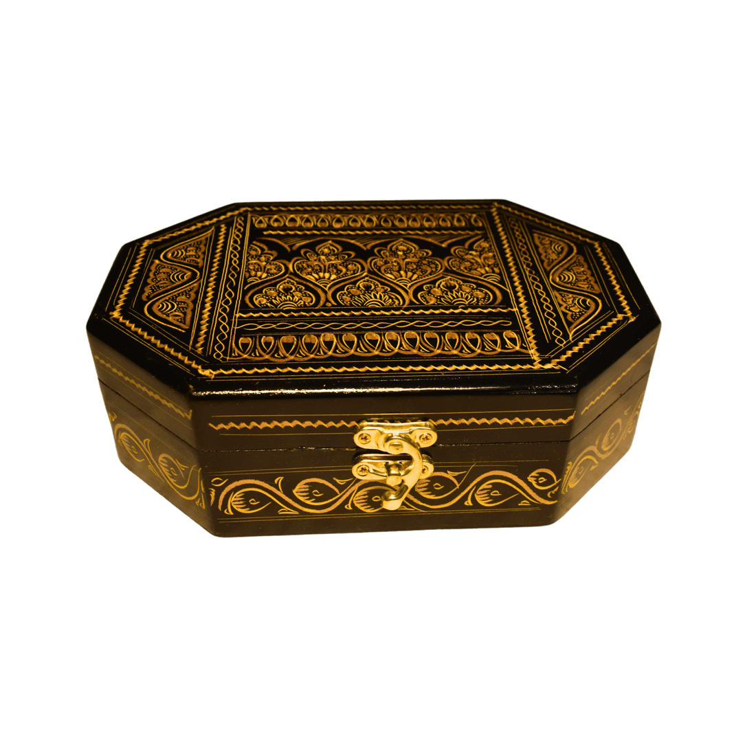 Hand Crafted Jewellery with Lacquer Art Hexagonal