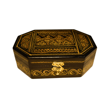 Hand Crafted Jewellery with Lacquer Art Hexagonal