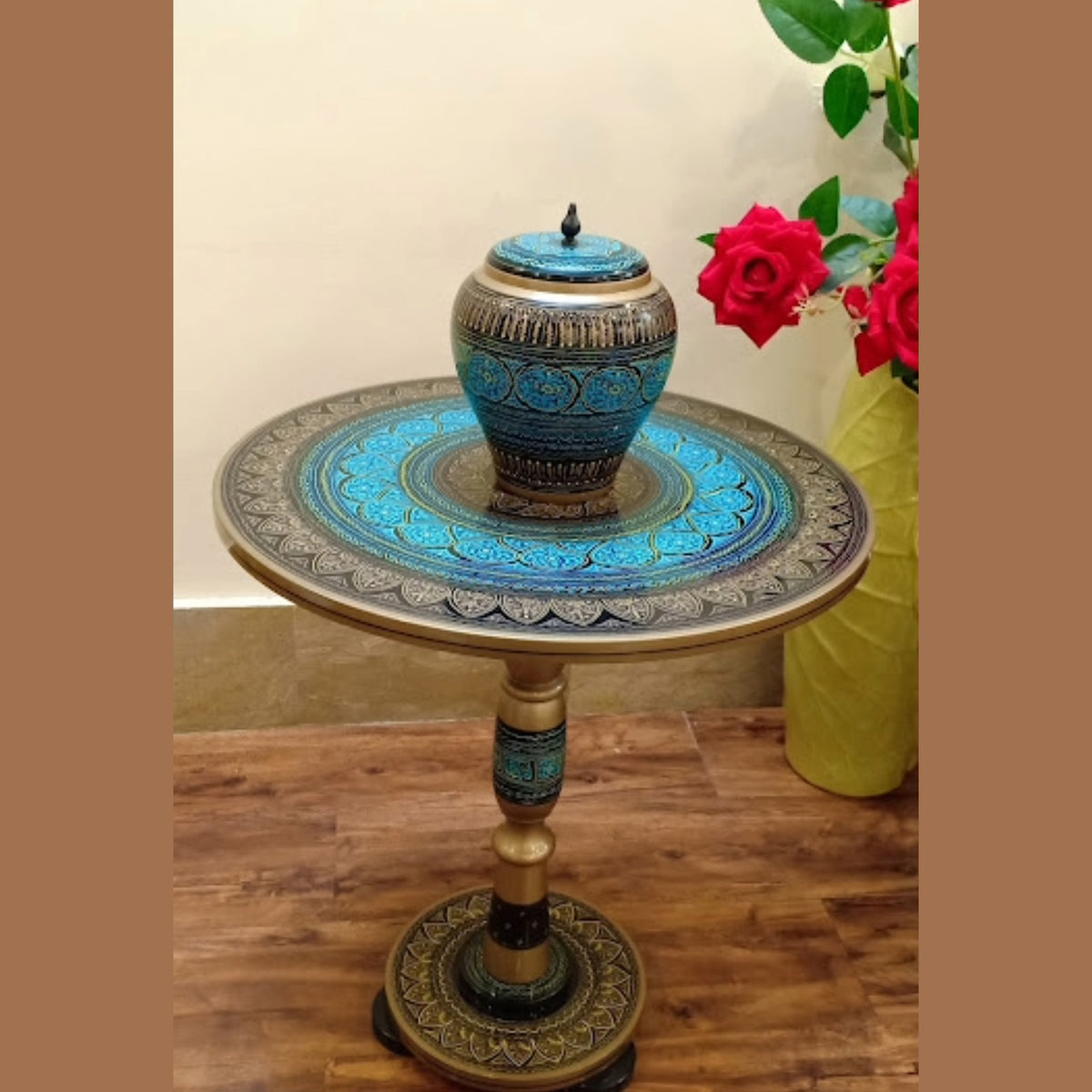 Perfect Handmade Coffee Table with Candy Jar - Lacquer Art 