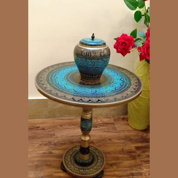 Perfect Handmade Coffee Table with Candy Jar - Lacquer Art 