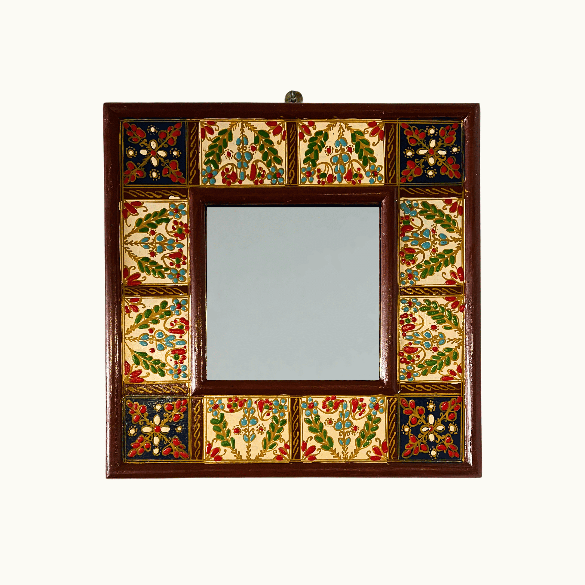 Small Mirror Fram Hand Painted 