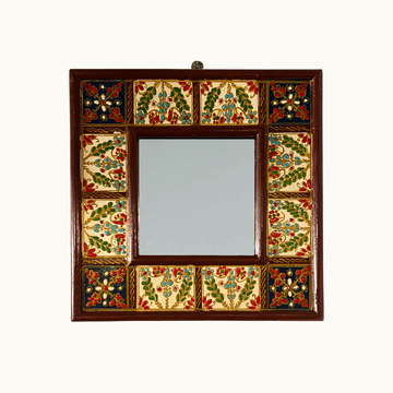 Small Mirror Fram Hand Painted 