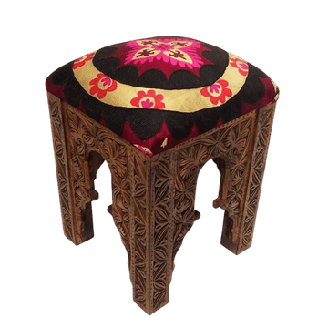 Ottoman With Kilim Fitting For Home And Office H.F