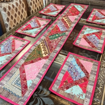 Best Hand Embroidery Sindhi Runner Set H.D