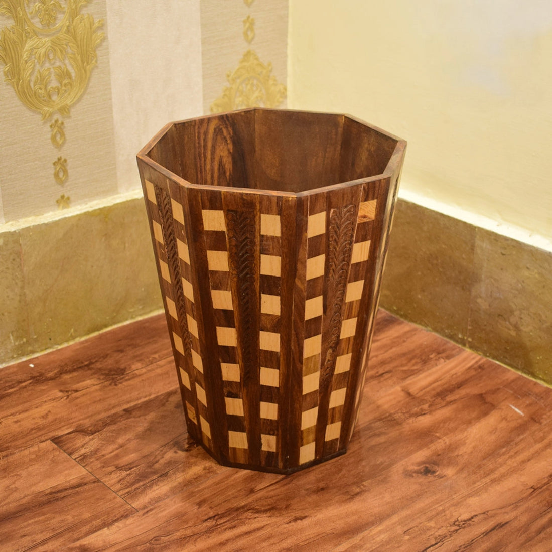 Wooden Dustbin Tukri Style