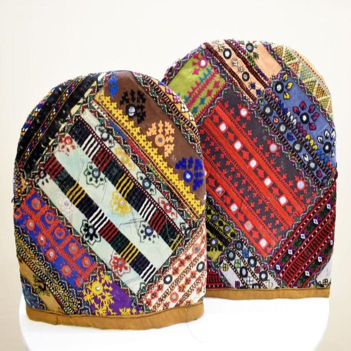 Sindhi Hand Crafted Embroidery Tea Cozy Pair CTC-04 - Trendy Pakistan