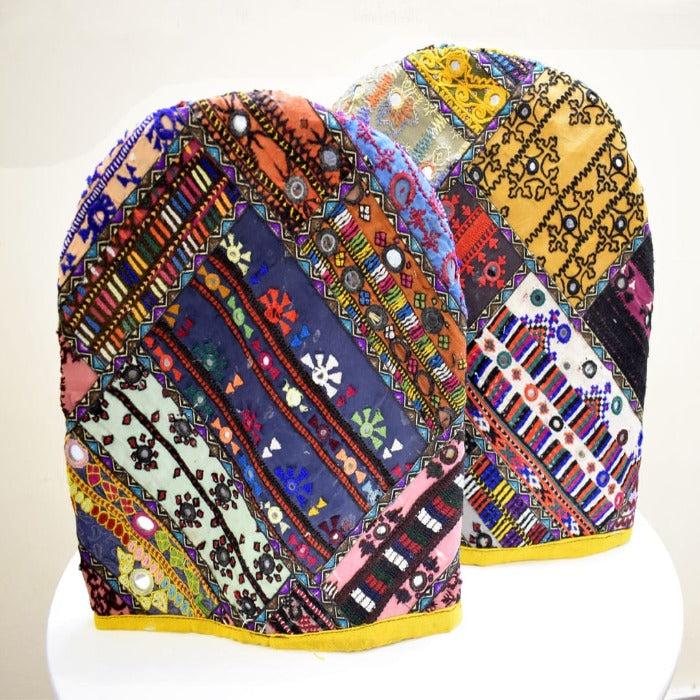 Sindhi Hand Crafted Embroidery Tea Cozy Pair CTC-01 - Trendy Pakistan