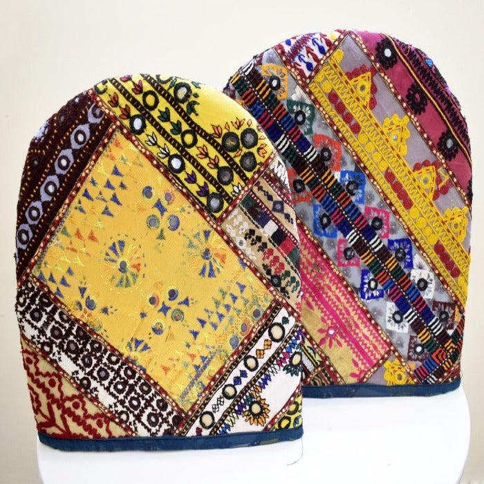 Sindhi Hand Crafted Embroidery Tea Cozy Pair CTC-05 - Trendy Pakistan