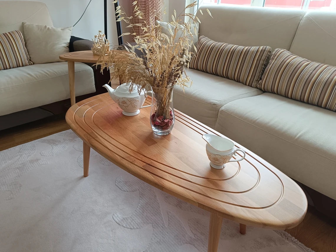Oval shape Coffee table