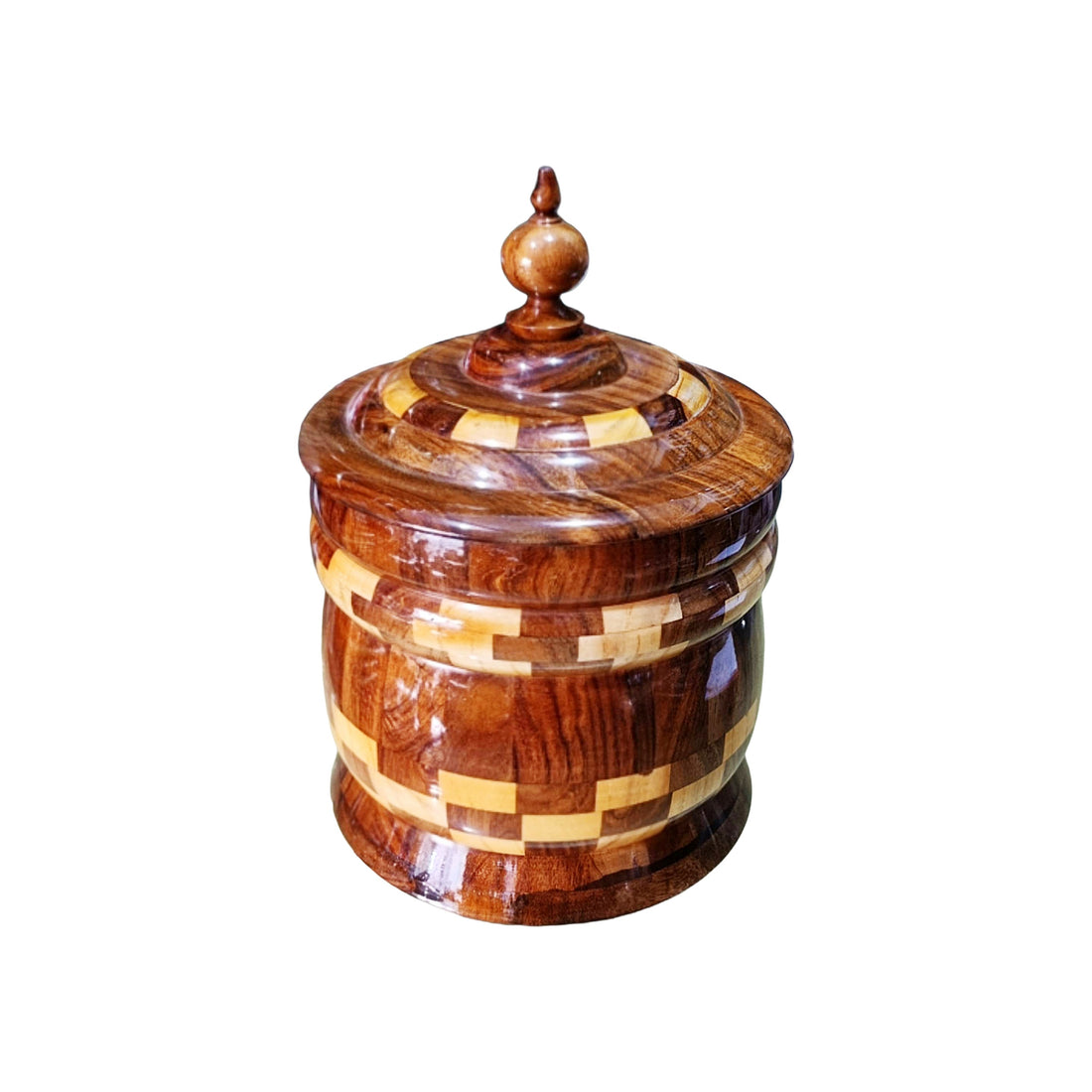 Perfect Handmade Wooden Multi Purpose Storage Jar | Home Decor