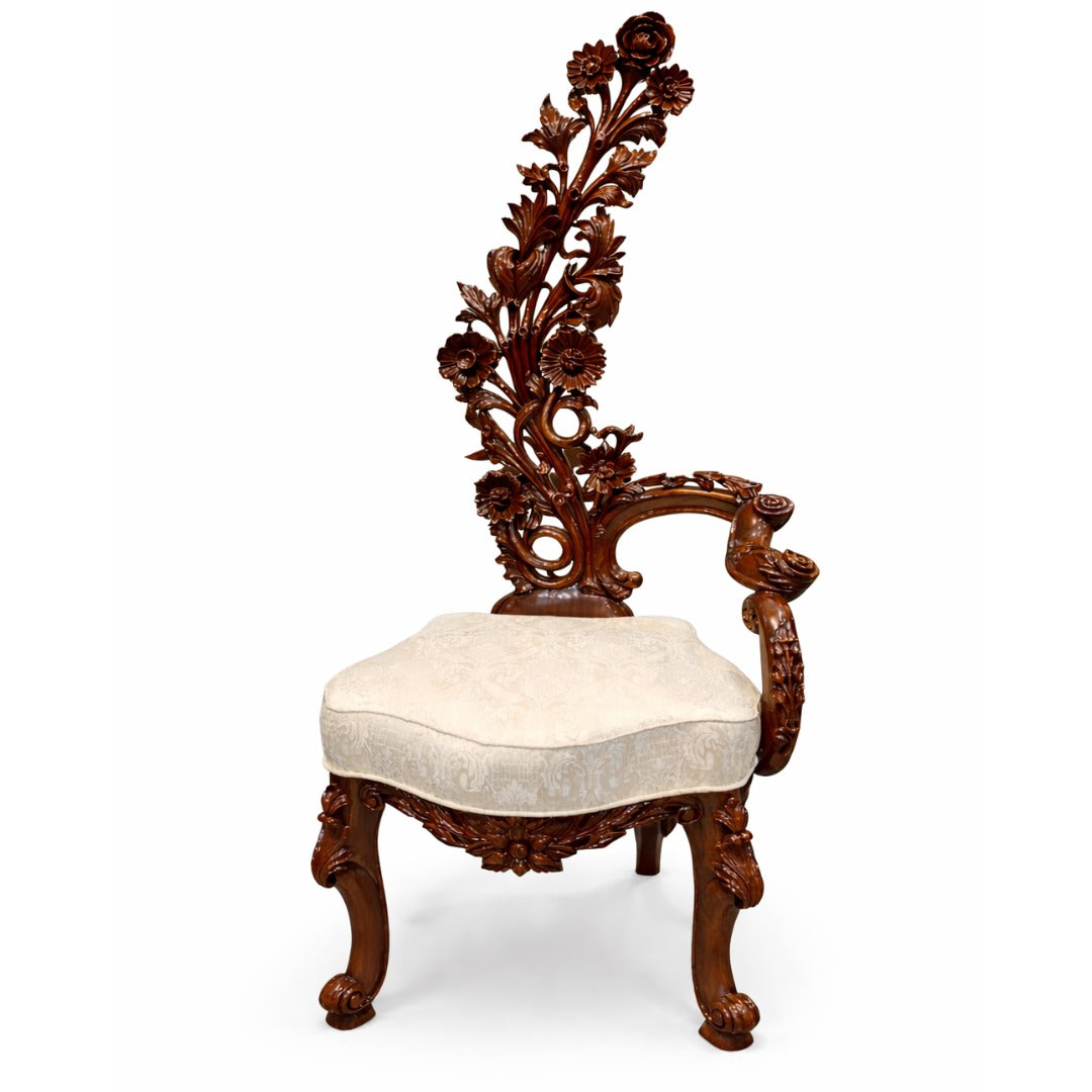 Royal Sheesham Wood Lobby Chair Set