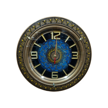 Handmade  Wooden Lacquer Art designed Wall Clock