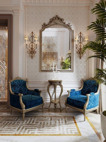 Royal Class Coffee Chair Set with central round table